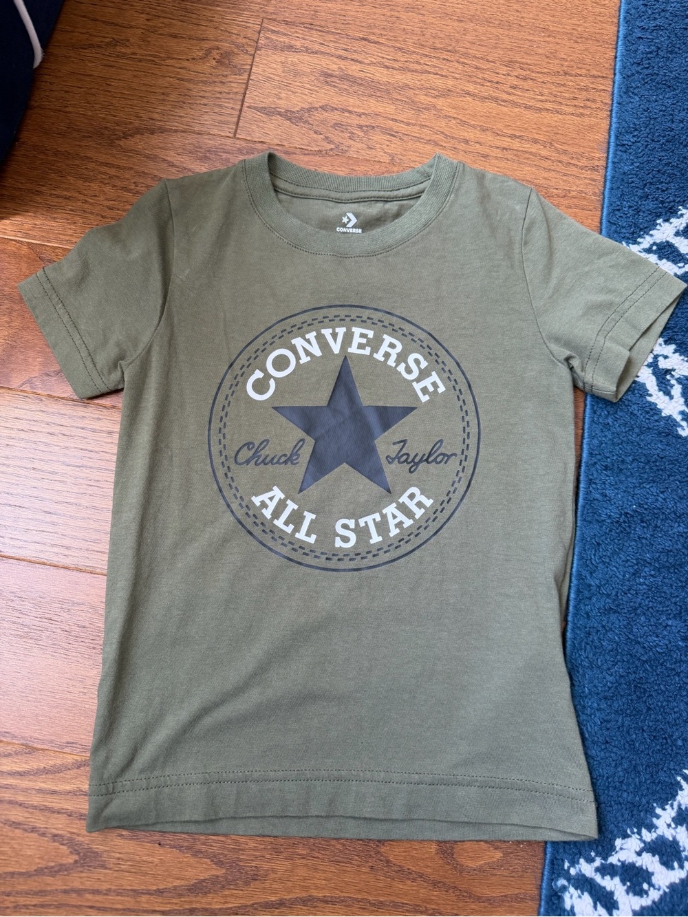 Converse Kids Olive Graphic All Star Tee
